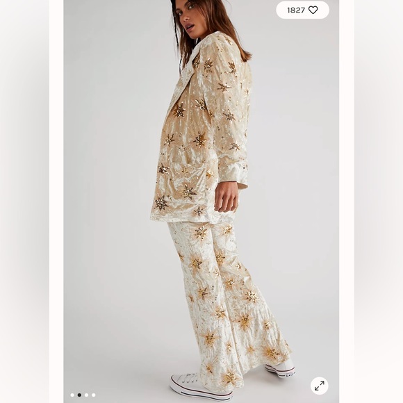 NWOT Free People x Lenni Chromatic Blazer Suit - Picture 2 of 9